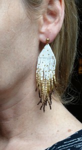 BO Franges dégradé Crème Brun Doré